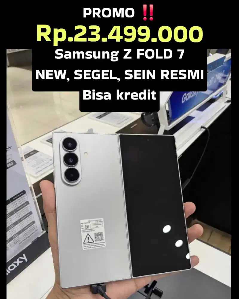 Rp.23.499 . Samsung Z FOLD 7
‼️
 UNIT NEW,SEGEL,RESMI SEIN ‼️