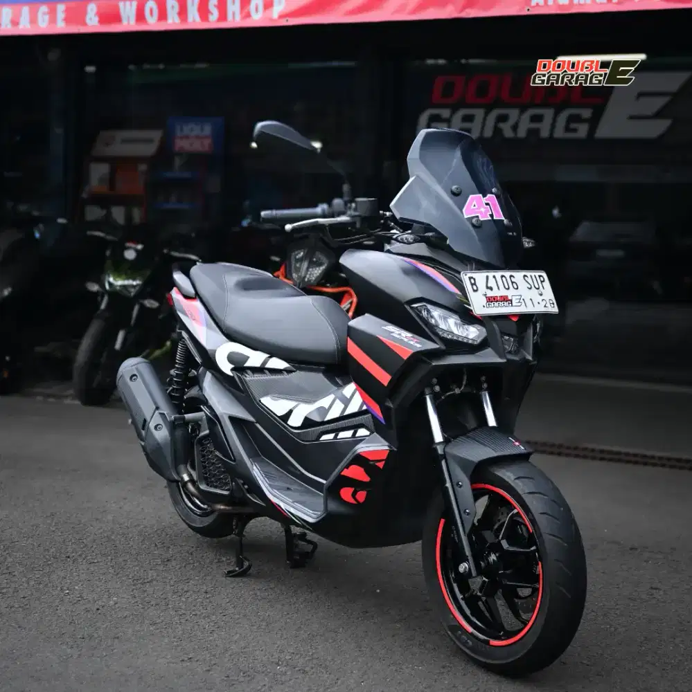 APRILIA SRGT 200 REPLICA 2023 HITAM