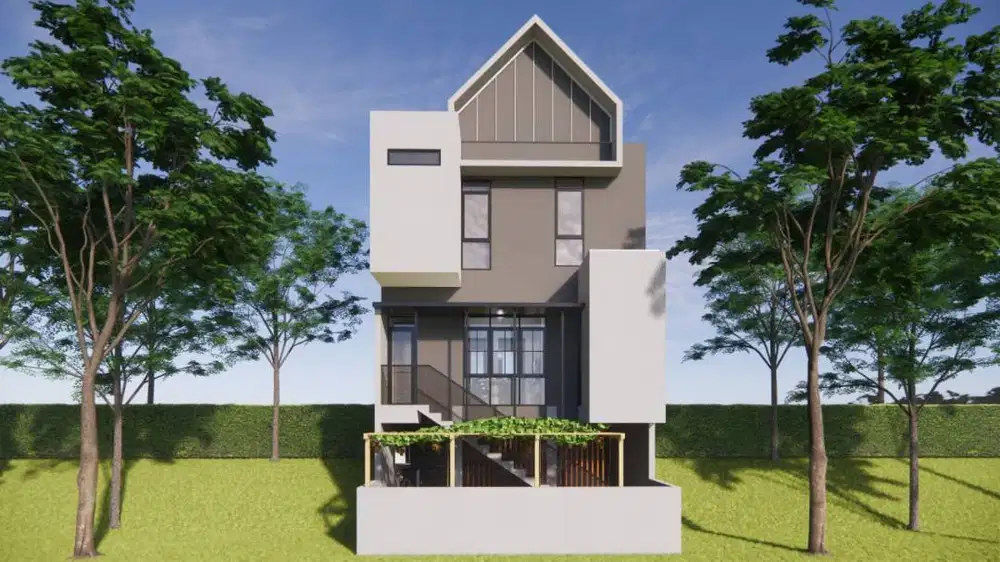 VILLA MEWAH 3 LANTAI DOWNLOPE SUDAH SHM, PEMANDANGAN KOTA BANDUNG14