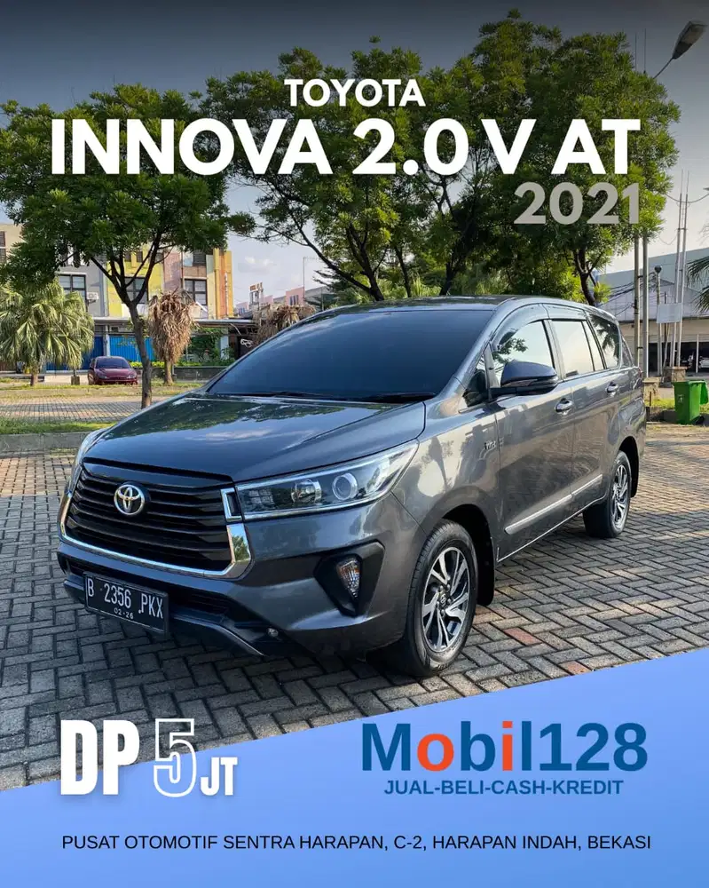 [MURAH DP 5Jt] Toyota Innova V Bensin AT 2021, Abu-Abu