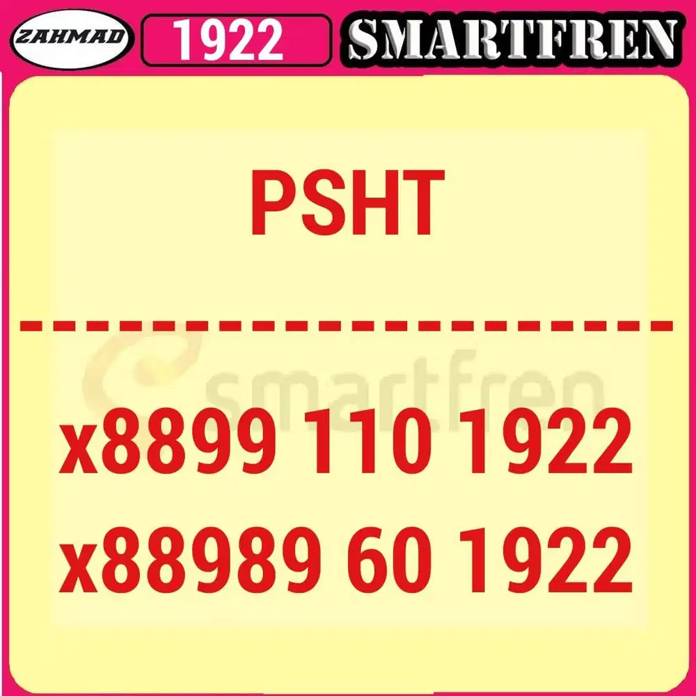 NOCAN 1922 Kartu perdana nomor cantik seri tahun PSHT murah