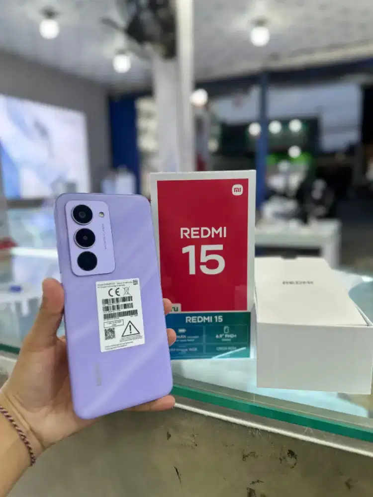 REDMI 15 8/128 HARGA PROMO JAMINAN SEGEL RESMI 100%