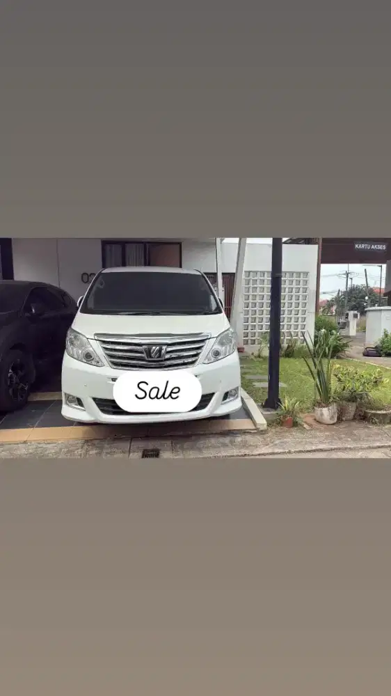 Alphard X 2012 sangat terawat