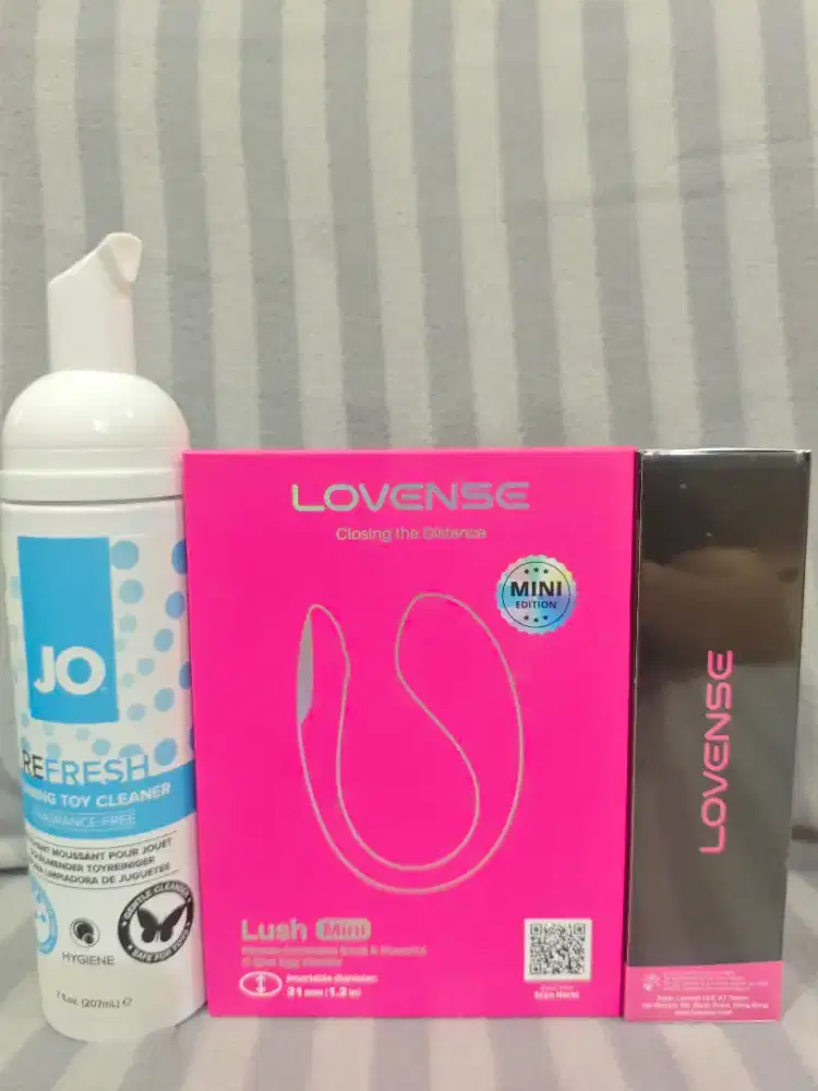 [SET] Lovense Lush Mini+Jo Toy Cleaner 207ml+Lovense Water-Based 100ml