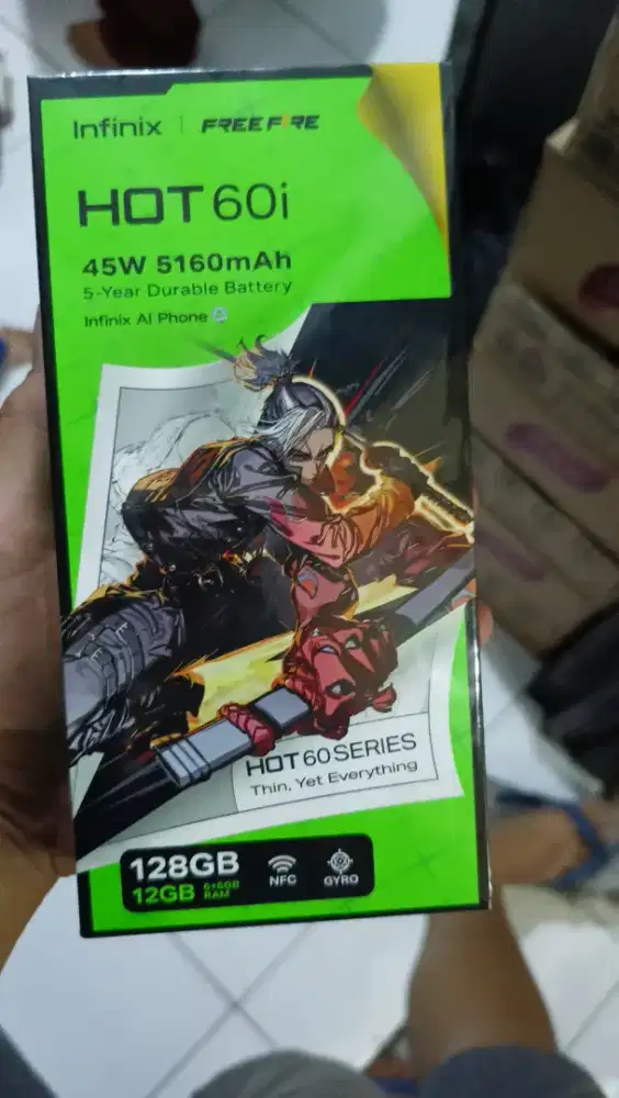 Infinix hot 60i 6/128 segel box