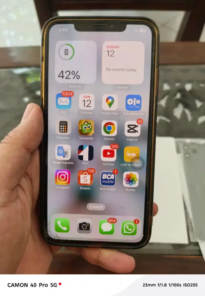 Apple Iphone xs max 512gb bekas second