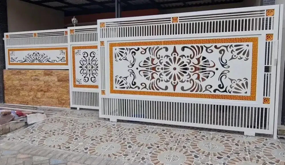 Pagar kating laser modern