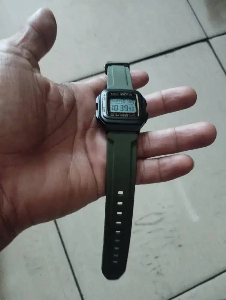 Jam tangan CASIO F-201WA ORIGINAL klasik mulus
