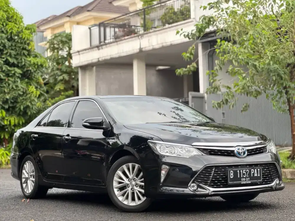 RASA PENJABAT! TOYOTA Camry 2.5L Hybrid AT 2017 Hitam  2018 ACCORD