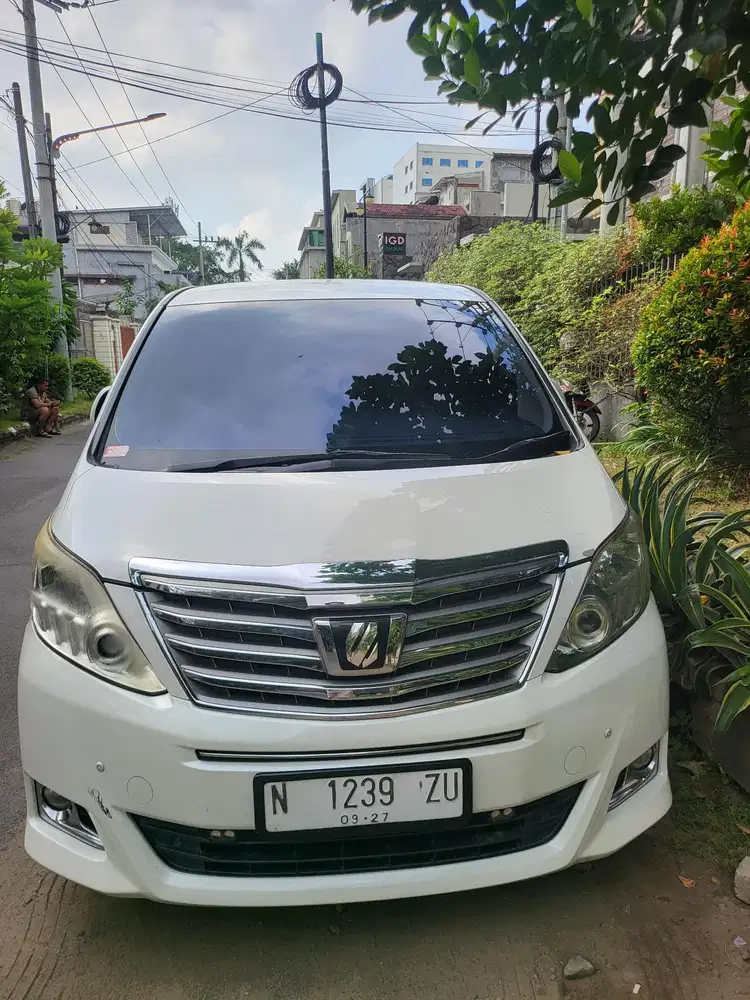 Toyota Alphard 2012 Bensin