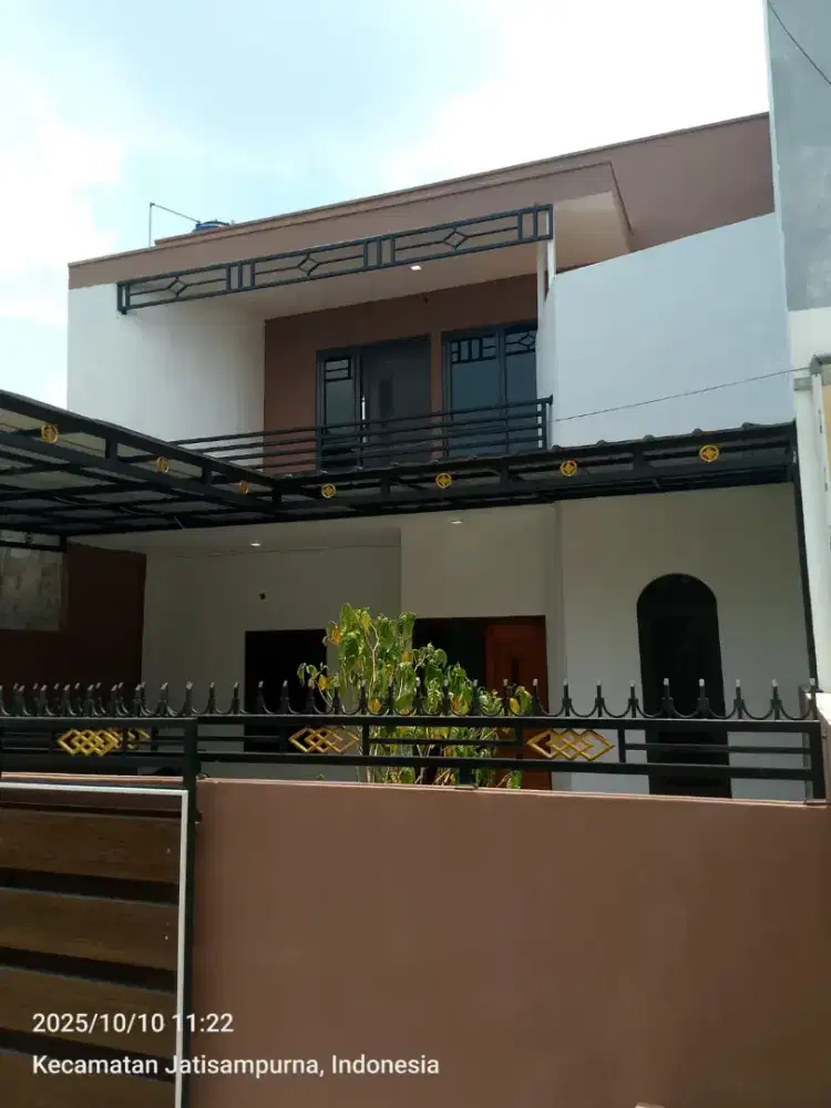 Rumah modern siap huni Jatisampurna bekasi kota