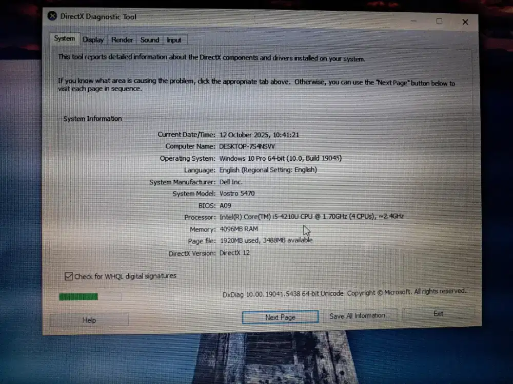 Dell vostro 5470 core 15 nvidia gforce
