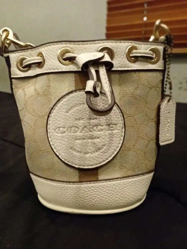 Coach white mini