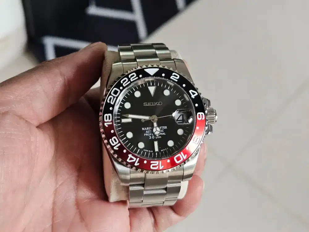 Seiko Mods Rolex GMT Coke Oyster Seikolex Automatic
