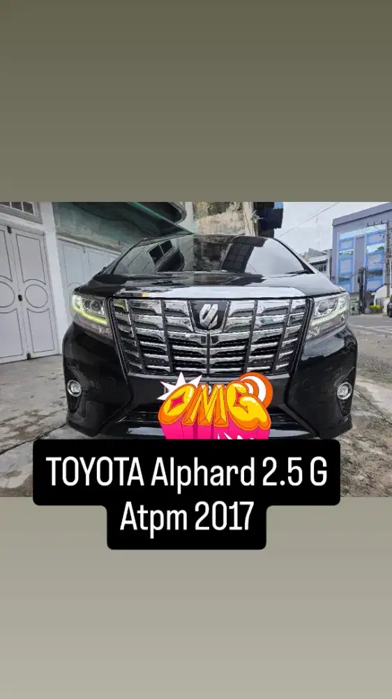 Toyota Alphard 2.5 G Atpm 2017/2018