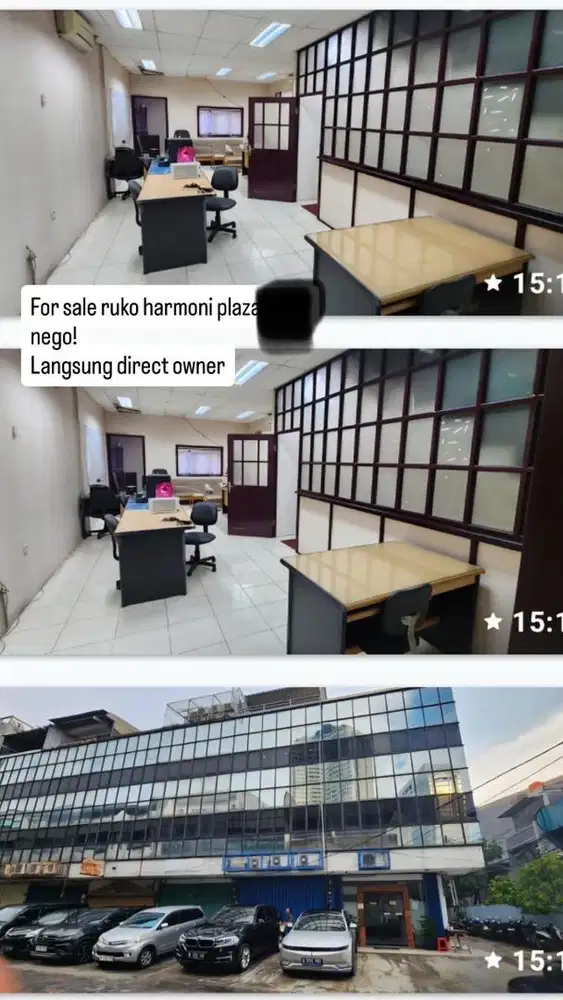 For sale ruko plaza harmoni