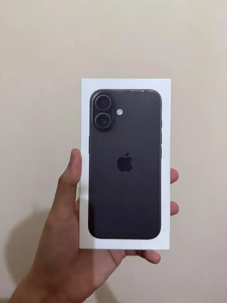 iPhone 16 BNIB BLACK 128GB Garansi iBox