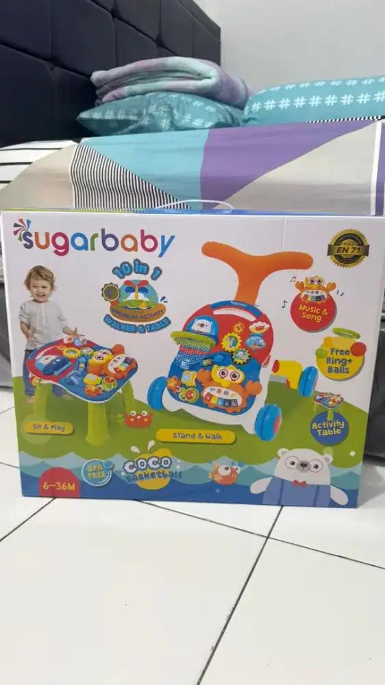 Sugar Baby Walker and Table 10in1