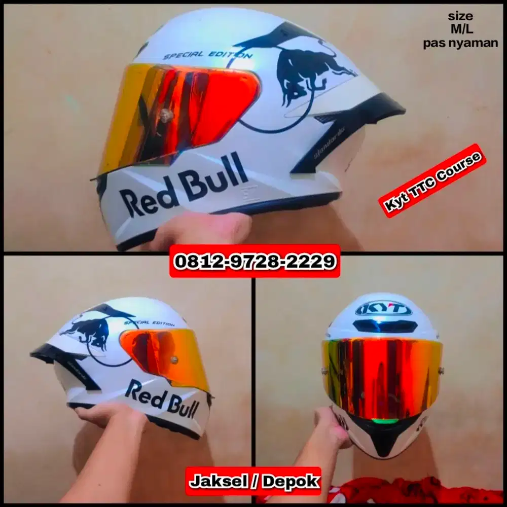 Kyt Ttc Tt course Paket Ganteng Redbull