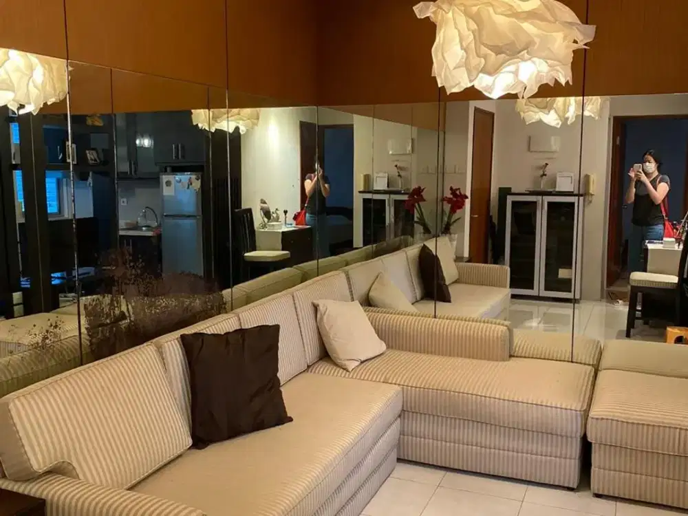 Disewakan Apartemen Sudirman Park 2 Bedroom Renov Jadi 1 Bedroom Full Furnished