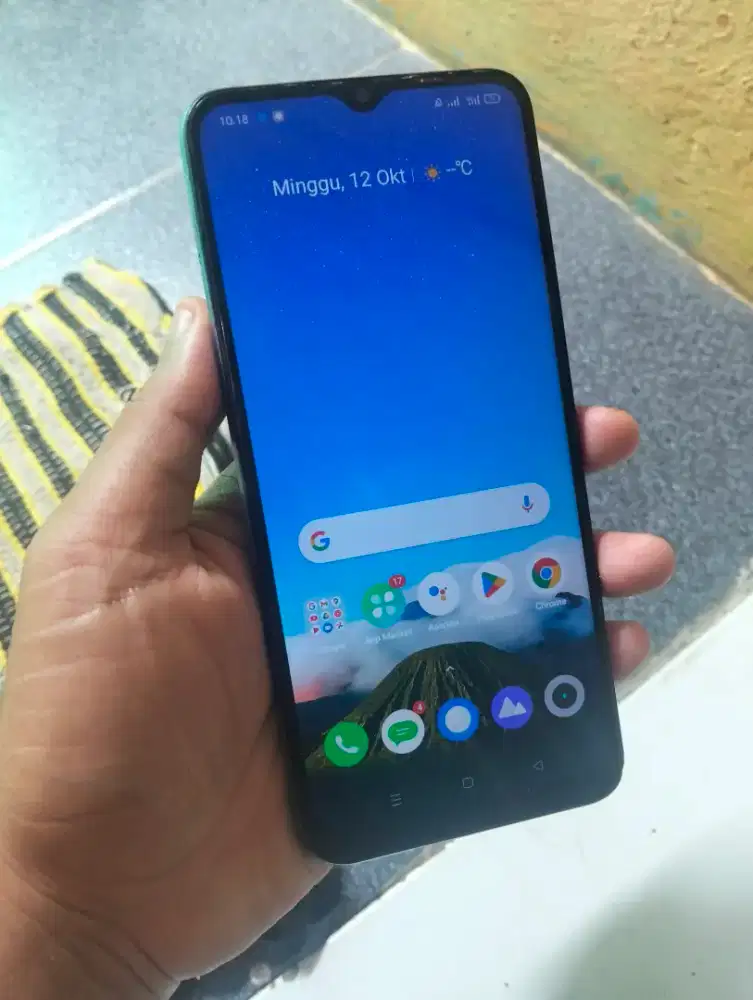 Realme C15 Snapdragon ram 4/64 normal game libas batre awet hp cas