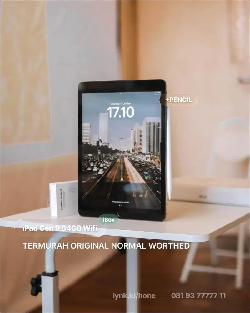 iPad Gen 9 64gb Wifi IBOX ORIGINAL TERMURAH BONUS PENCIL NORMAL