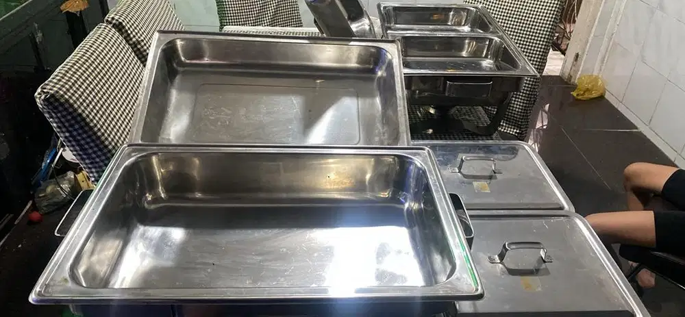 Prasmanan stainless steel lengkap 5 item