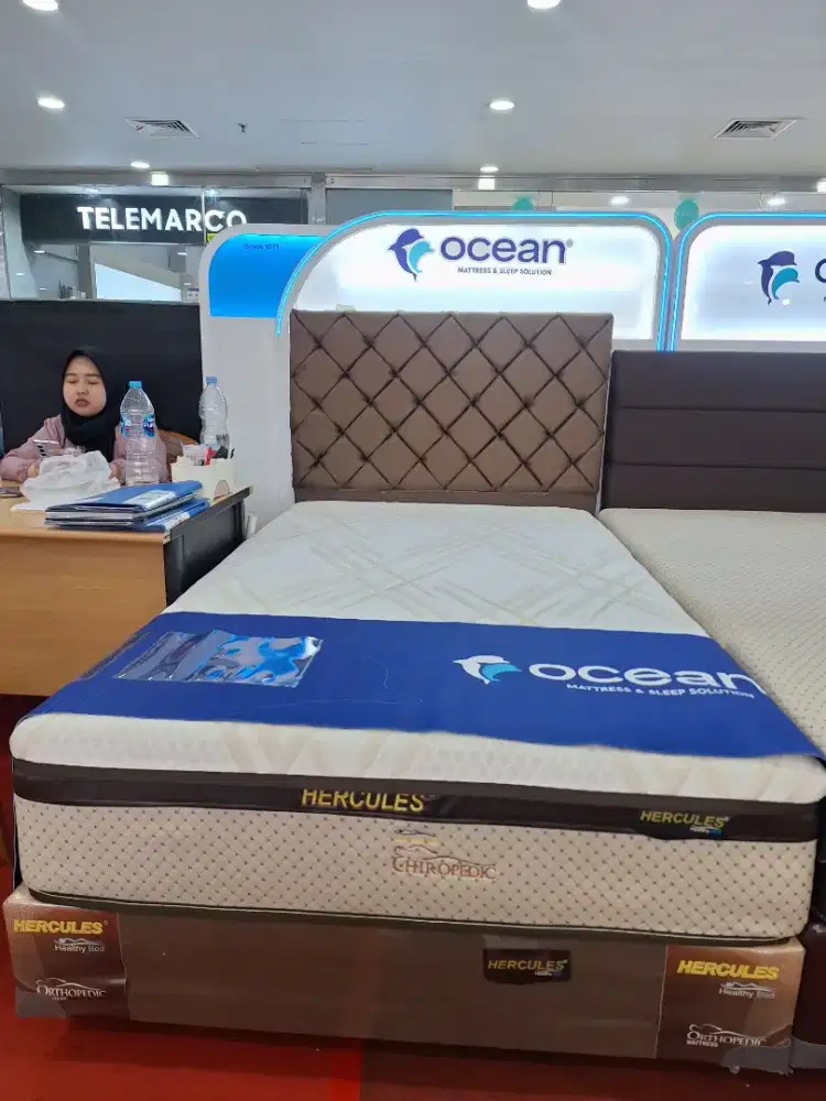 CREDIT SPRINGBED OCEAN 1 SET TYPE CHIROPEDIC 120X200 BUNGA 0%