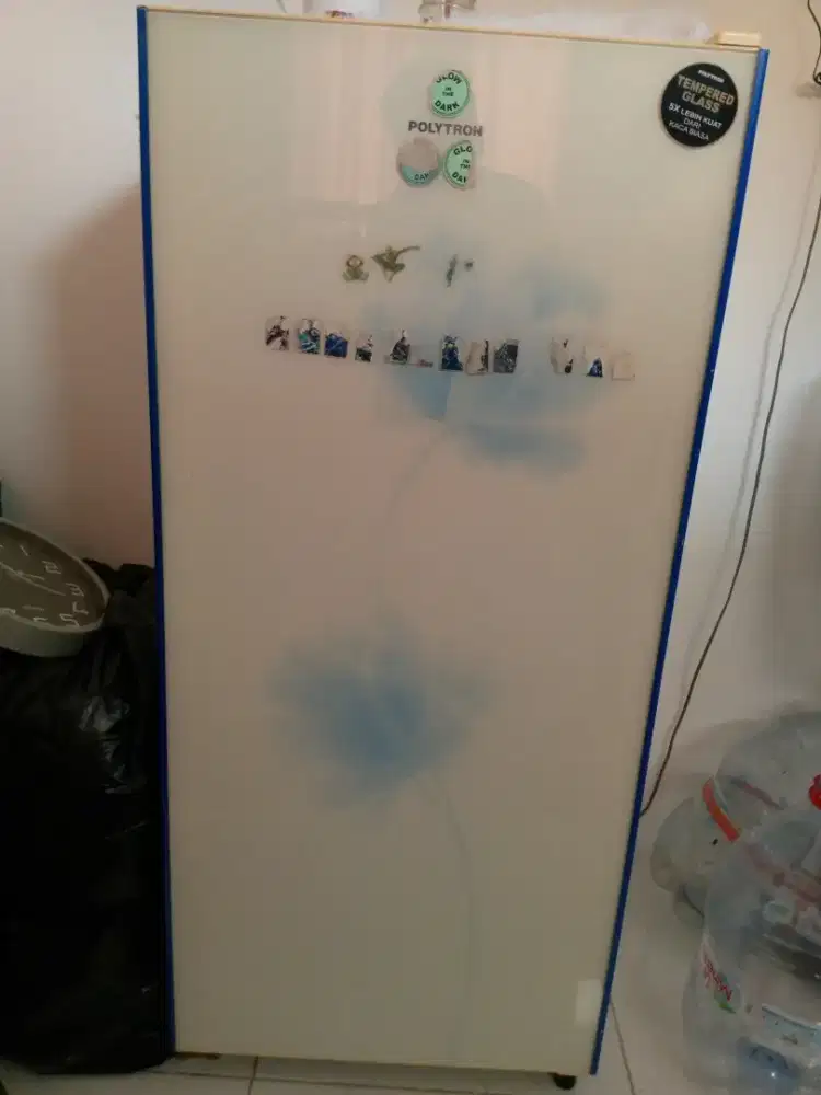 Kulkas Polytron 1 Pintu Tempred Glass