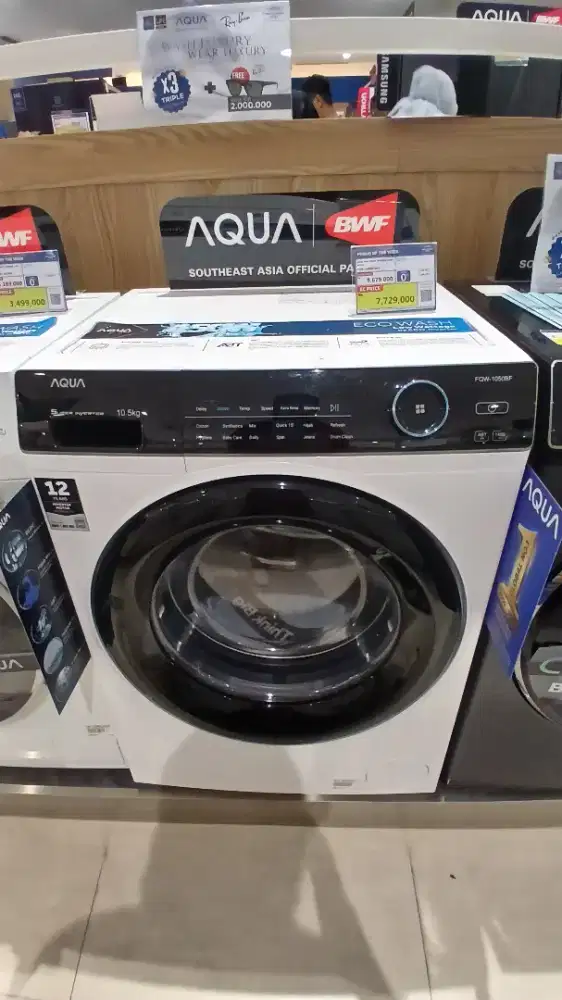 MESIN CUCI AQUA WM FRONT LOADING