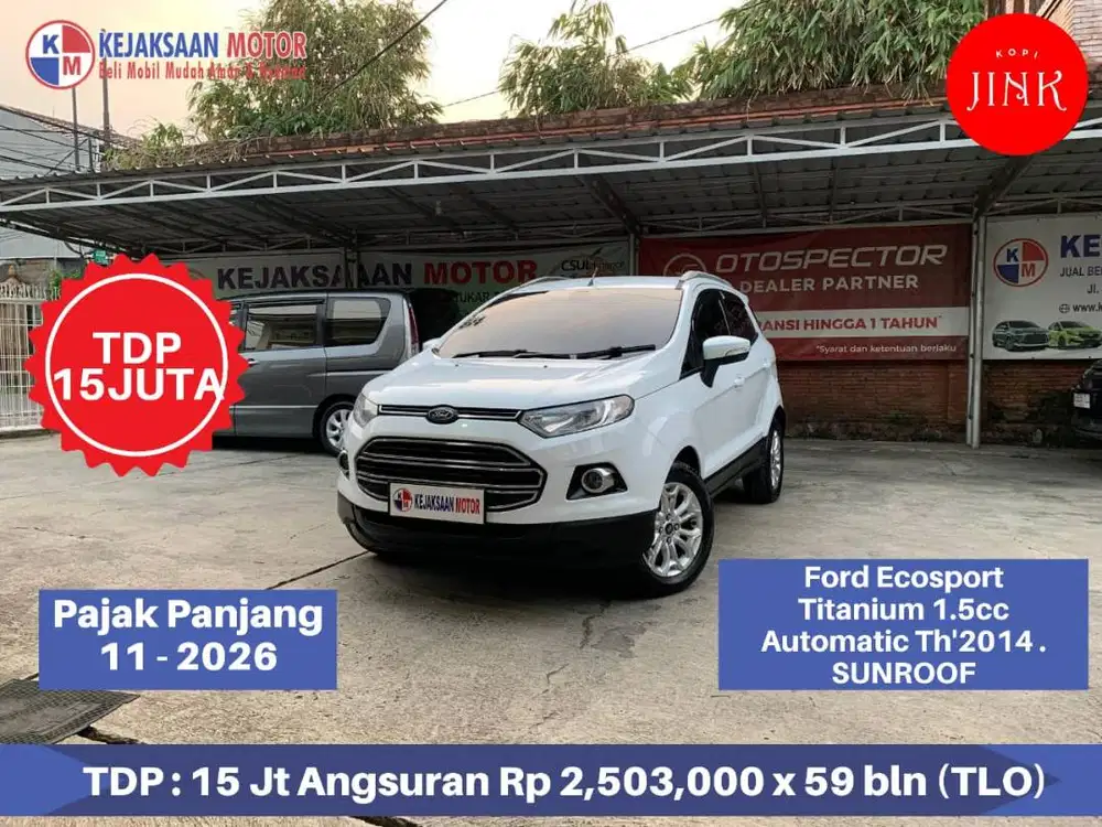 Ford Ecosport Titanium 1.5cc Automatic Th'2014 . SUNROOF