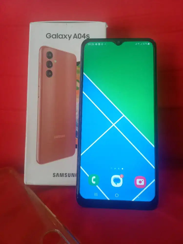 Samsung A04s ram 4gb+4/64gb lengkap mulus segel bonus