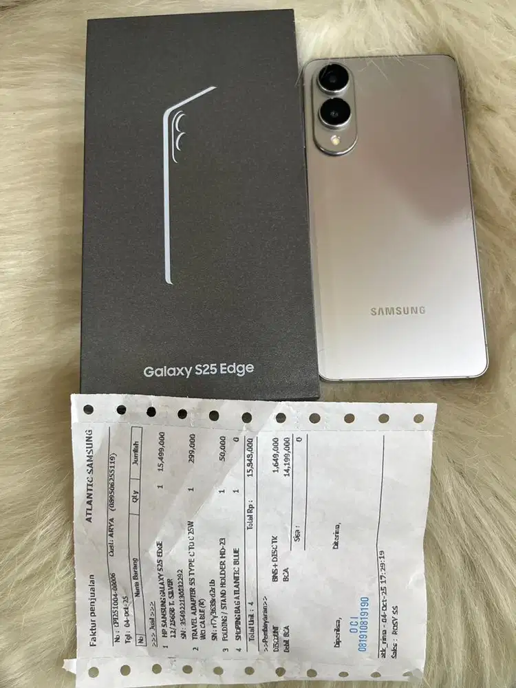 Samsung S25 Edge 12/256 gb sein open bok