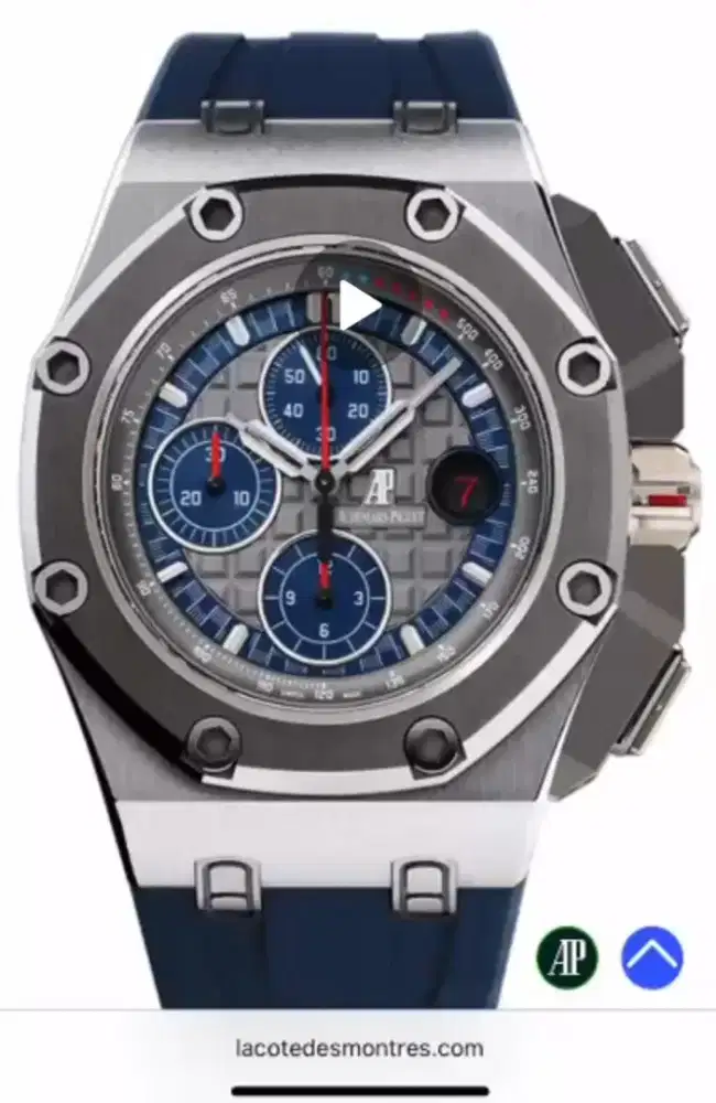 AUDEMARS PIGUET ROYAL OAKS OFFSHORE MICHAEL ScHUMACHER 950 PLATINUM