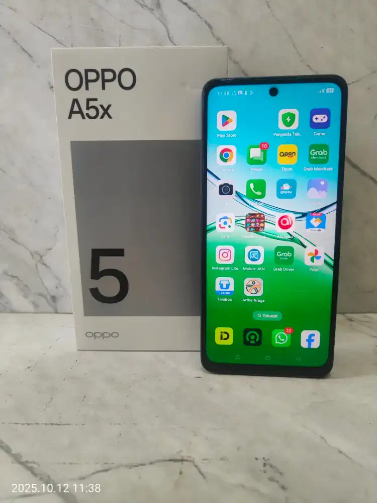 Oppo a5x ram 6/128 fullset no minus no cacad like new gransi panjang