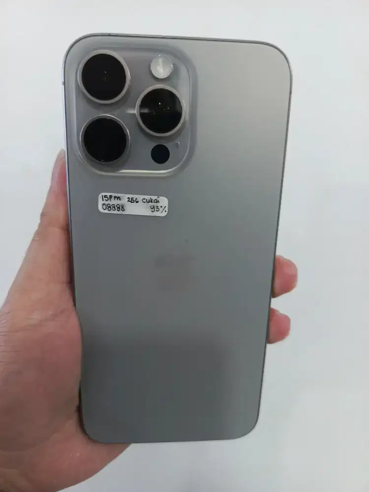 Iphone 15 promax 256 Natural titanium beacukai