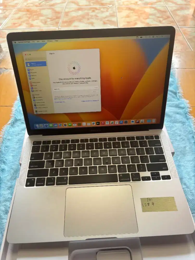 Macbook Air 2020 M1 Space Gray 8/256GB CC 164x  FuLset ORI
