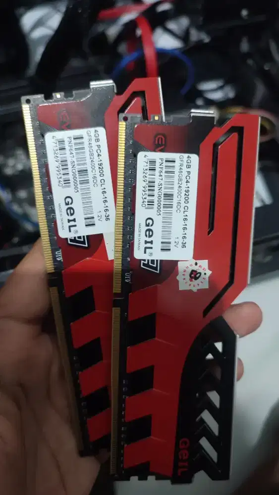 RAM DDR4 4GBx2 (8GB)