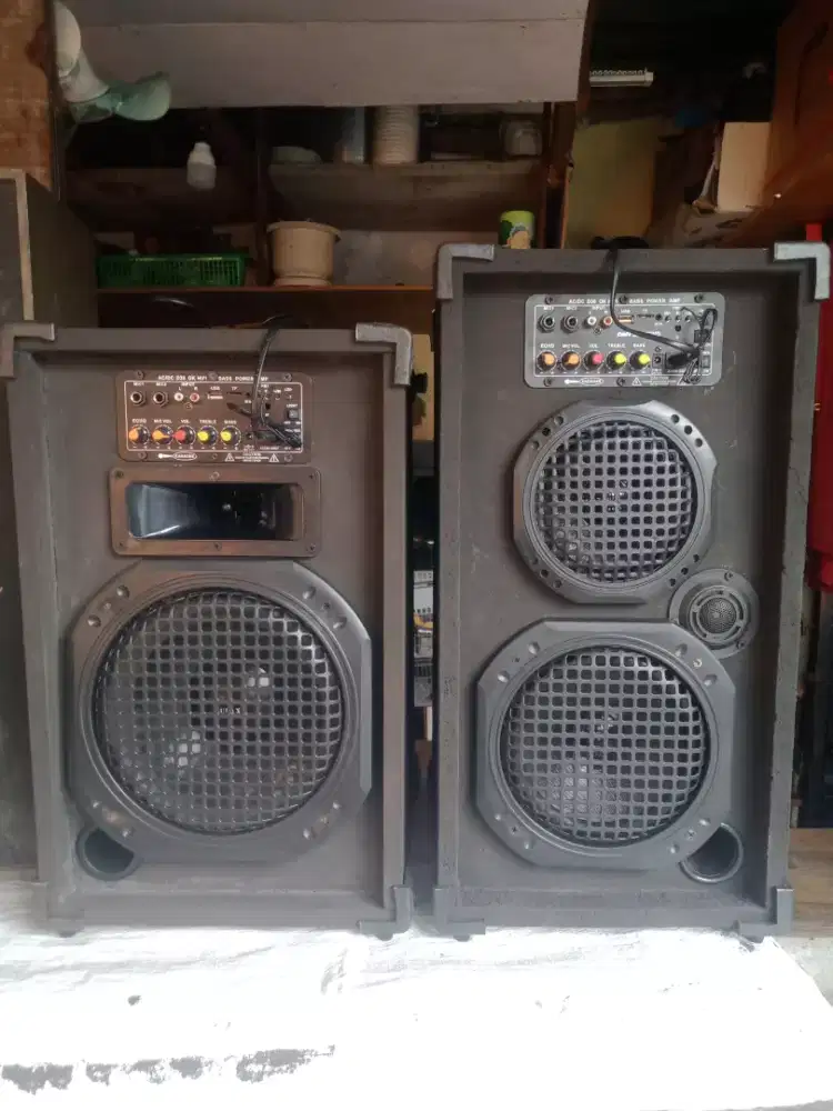 Speaker bluetooth karoke rakitan sendri