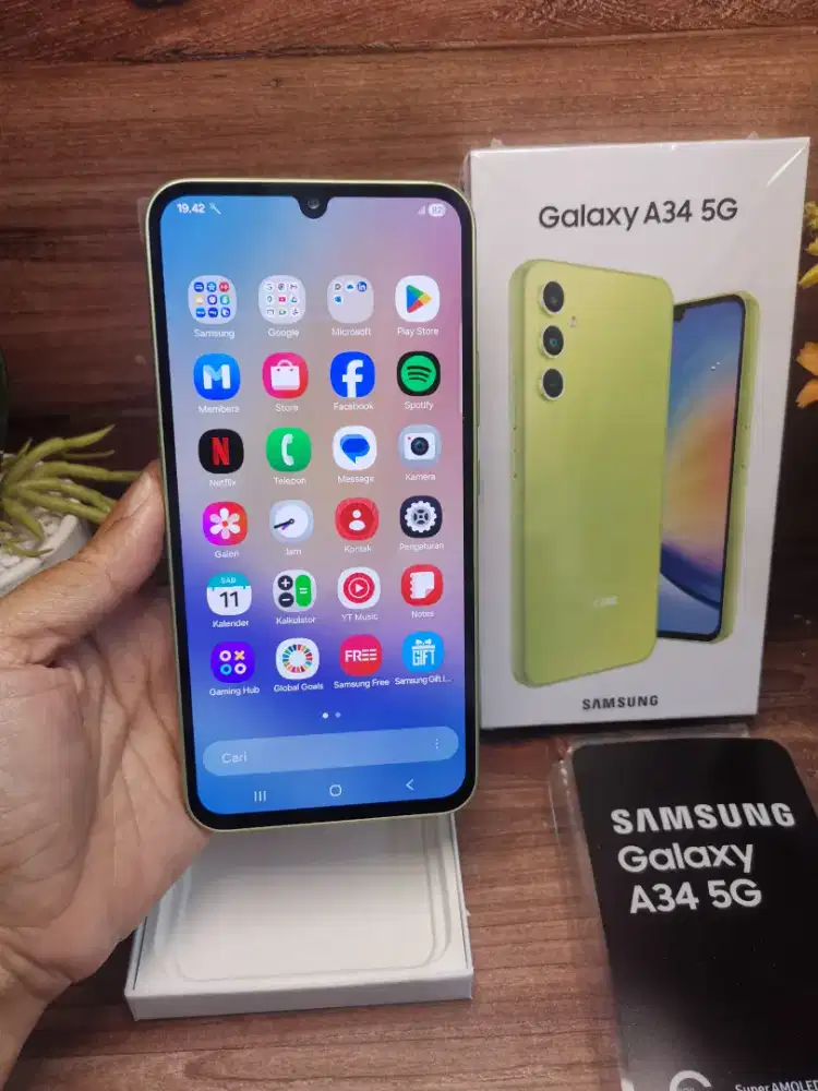 samsung A34 5G
Ram 8/256gb
Kondisi 99% mulus
Lengkap fullset