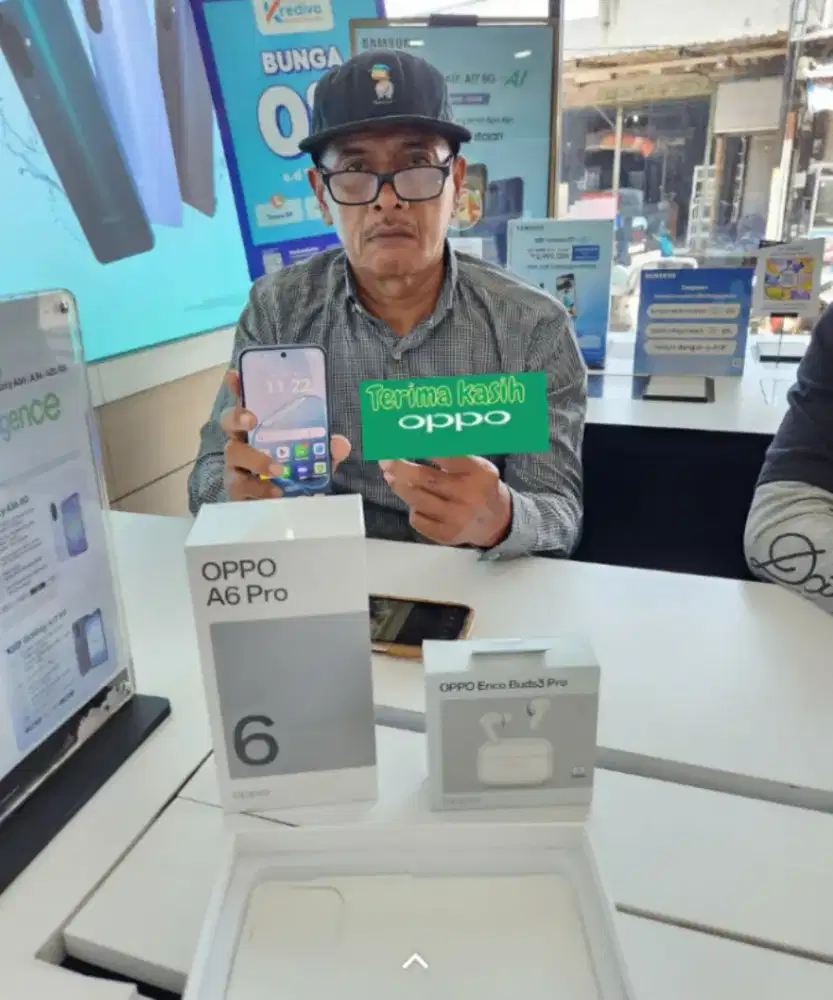 OPPO A6 PRO PALING LARIS KREDIT FREE 2 KALI CICILAN SYARAT KTP SAJA