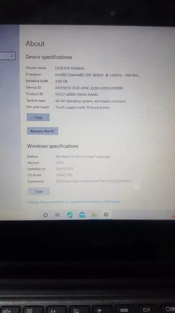 Lenovo yoga layar sentuh