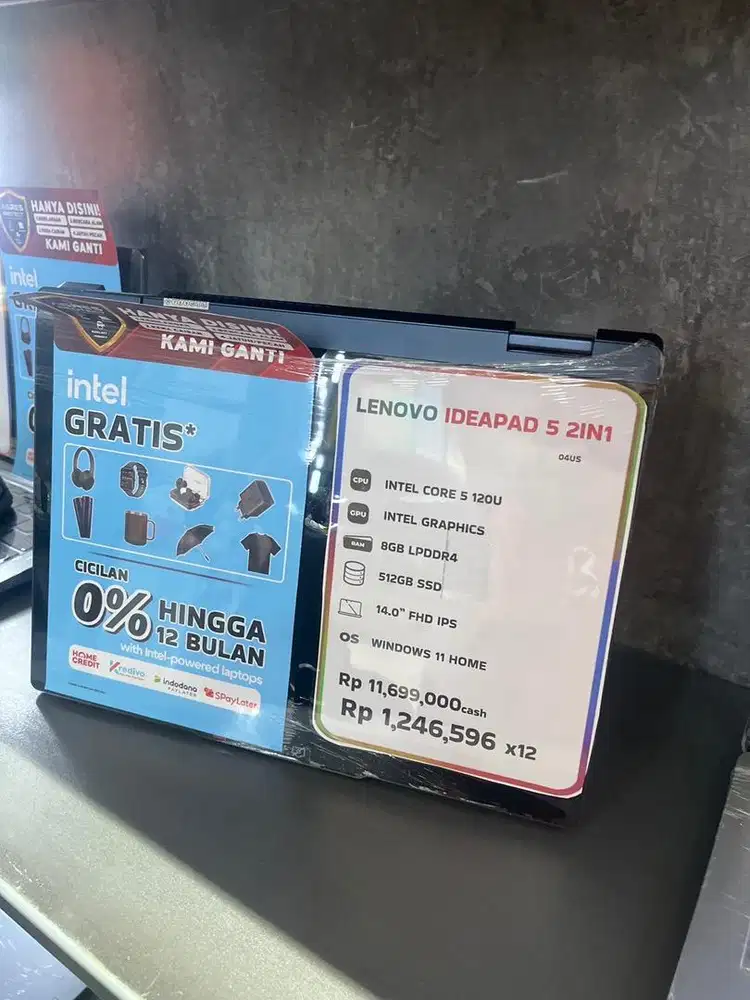 SEGAMPANG ITU CICILAN LENOVO IDEAPAD 5 2IN 1 DAPETIN PROMO FREE 1-2X
