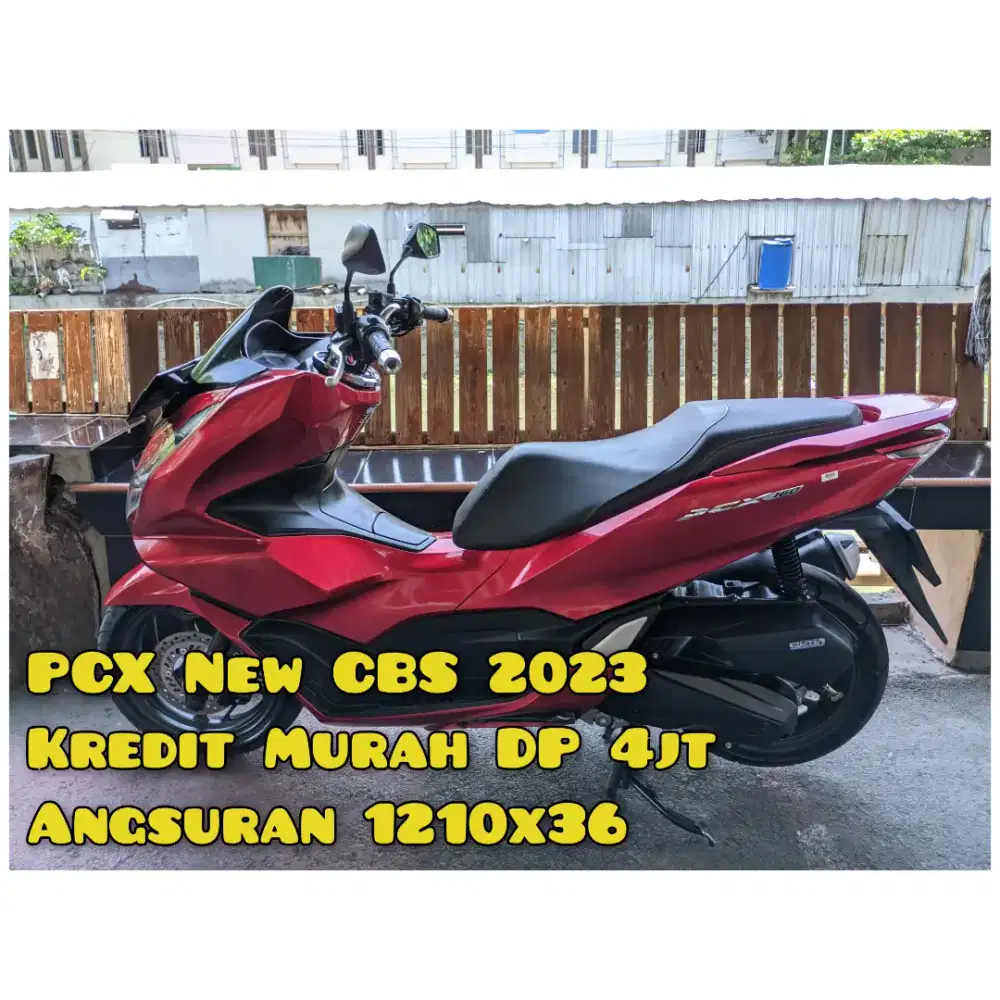 PCX New 160cc 2023 CBS Merah Glossy Km20Rb