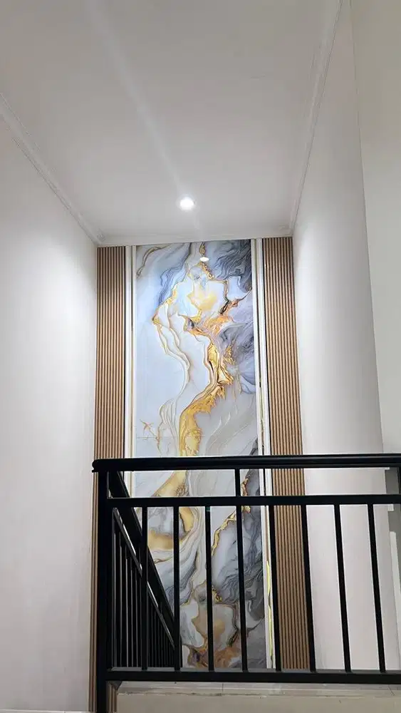 Pemasang + Bahan. Seperti Wallpanel, UPVC Marmer, SPC Floor.