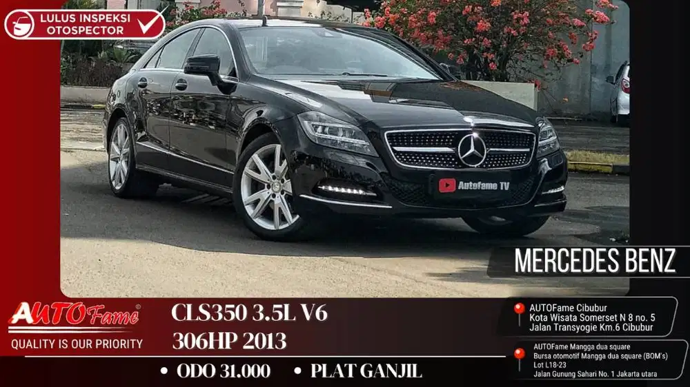 ODO 31RB Mercedes Benz CLS350 3.5L V6 306HP NIK 2013