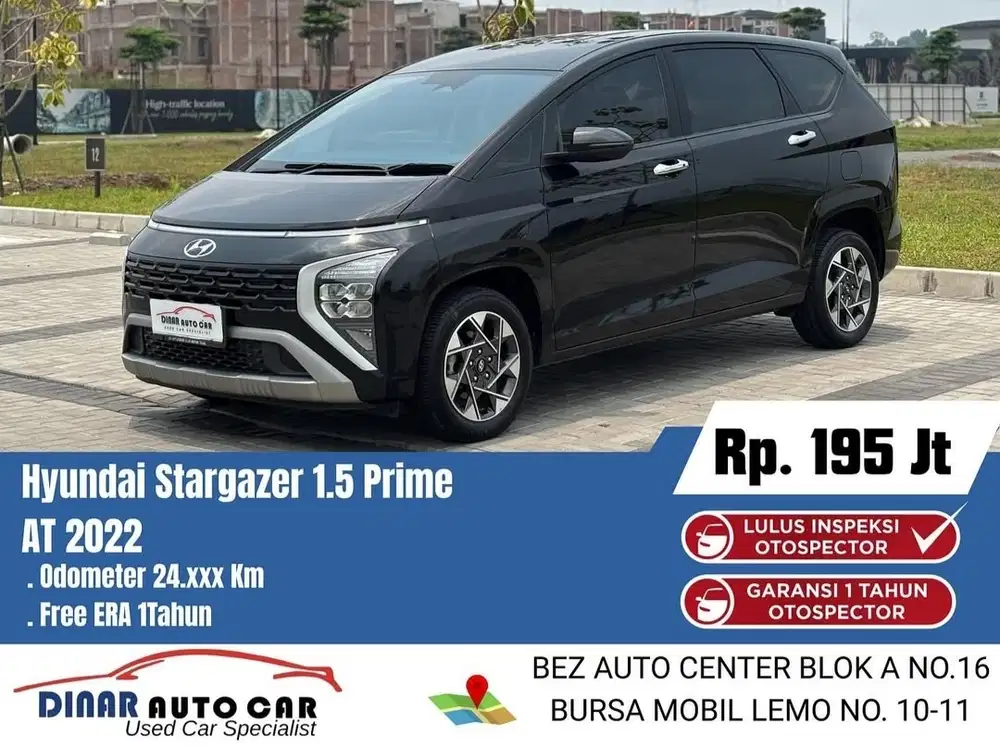 (24Rb) Hyundai Stargazer Prime 2022 Matic Warenty On 30Jt *Dinar Auto*