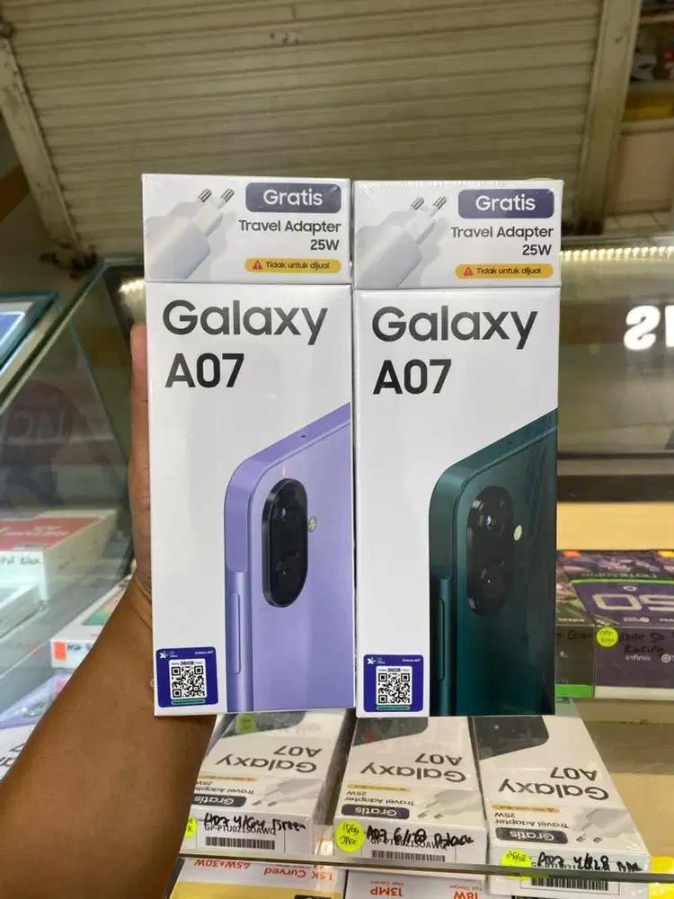 Samsung galaxy A07 ram 6gb/128gb & 8gb/256gb baru segel garansi resmi