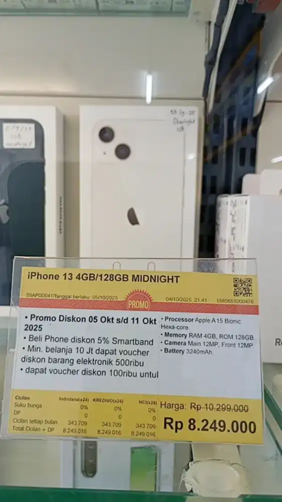 iPhone 13 128 midnight