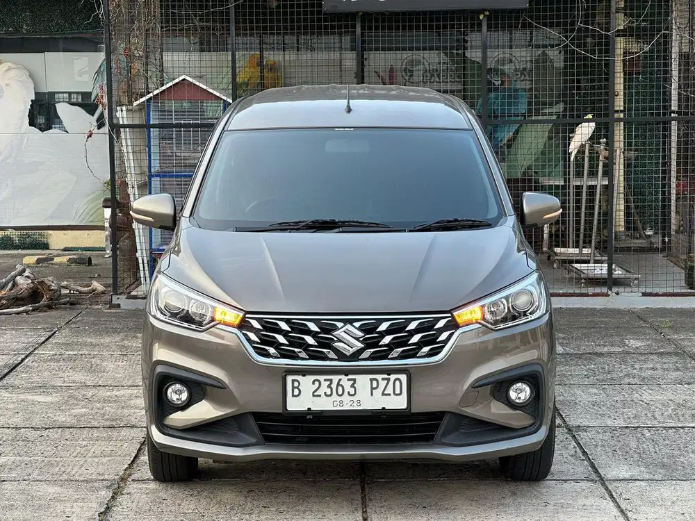 ‼️dp10jt‼️km low Suzuki Ertiga GX AT Hybrid magma grey abu 2023 2024